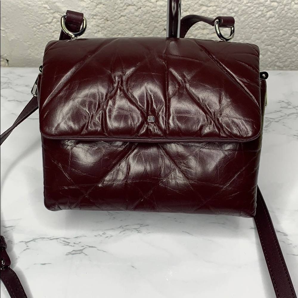 AW HALO QUILTED LEATHER CROSSBODY BAG